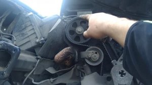 Замена помпы ауди,фольксваген 1.8 адр.