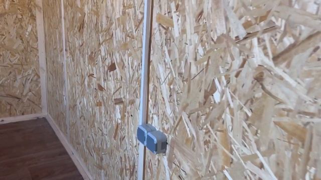 Бытовка металлическая дачная 6м с зимним утеплением, внутренняя отделка ОСБ