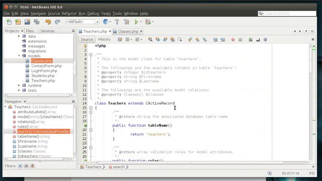 Yii 7 - Models and Controllers смотреть онлайн