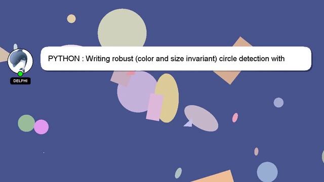 PYTHON : Writing robust (color and size invariant) circle detection with OpenCV (based on Hough tra смотреть онлайн