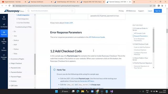 How To Integrate Razorpay Payment Integration in ASP.NET MVC Application смотреть онлайн