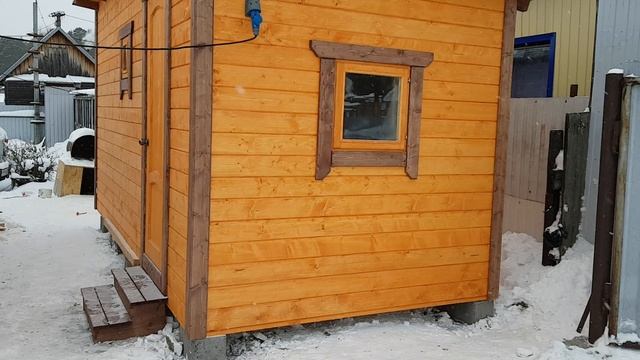 Баня под ключ г.Сургут зима ноябрь месяц. смотреть онлайн