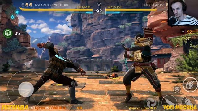 shadow fight arena. Играю против jenek play tv. смотреть онлайн