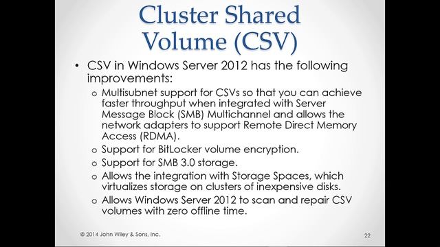 MOAC 70-412 R2 - Chapter 2 - Configuring Failover Cluster смотреть онлайн