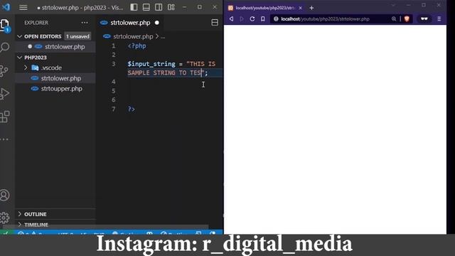 PHP Tutorial Series in Hindi Part 10: strtolower смотреть онлайн