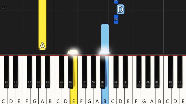 Happy New Year - ABBA - Easy Piano Tutorial смотреть онлайн