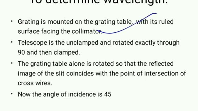 Determination of wavelength using Grating смотреть онлайн