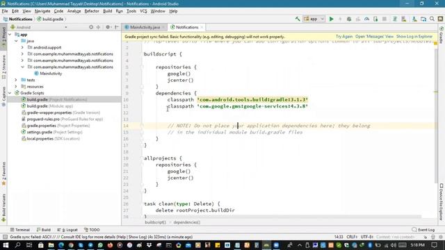 How to use firebase for push notification in Android App Part 1 in URDU/HINDI смотреть онлайн