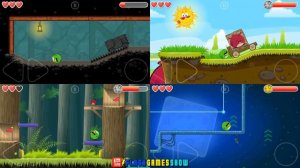 Angry Bird Green In Red Ball 4 All Levels Walkthrough #Redball4 #Redball4gameplay