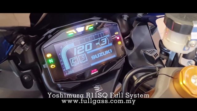 Suzuki GSXR1000R L7 L8 L9 -Yoshimura R11sq Full System - fullgass.com.my смотреть онлайн