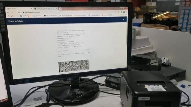 IMPRESORA TERMICA 80MM E-BOLETA XP-A160H смотреть онлайн