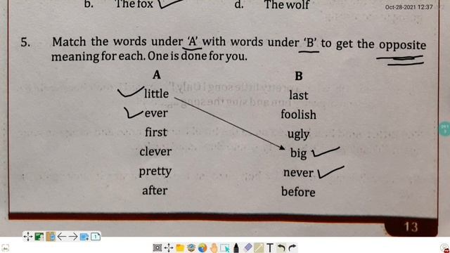 CLASS -V ENGLISH WORKBOOK || THE LITTLE ROUND BUN (3) || PAGE - 12-15 || OSEPA || BUN MET A FOX смотреть онлайн
