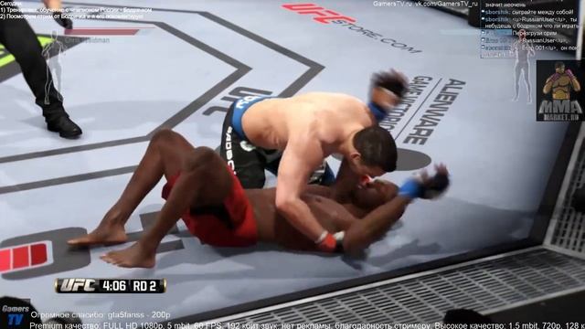 EA Sports UFC, смотрим на лучших из лучших: Bodrja4kom часть 1 смотреть онлайн