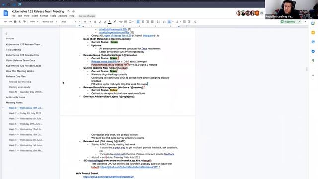 Kubernetes Release Team Weekly Meeting (1.25) for 20220713 смотреть онлайн