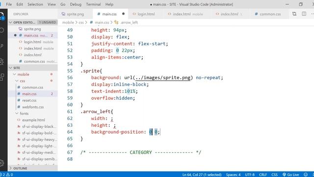 FIGMA TO HTML 103 [ 모바일 쇼핑몰 #3 ] 피그마 참조 모바일 코딩하기 PART 3 - 로그인 페이지, HTML, CSS, SPRITE IMAGE, IR기법 смотреть онлайн