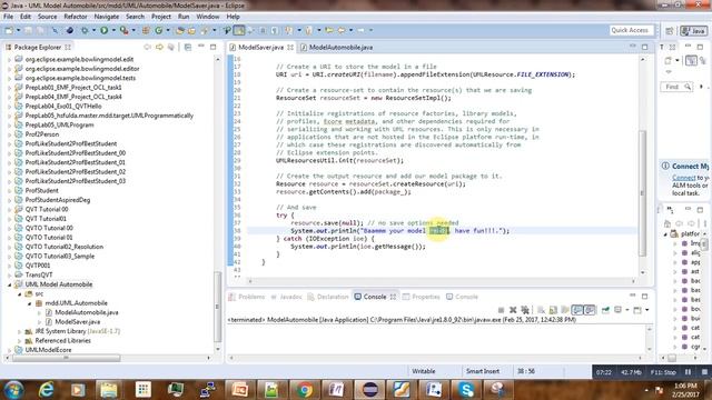 How to create UML model in Java part two смотреть онлайн
