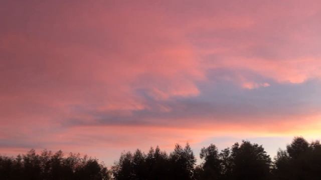 Малиновый закат в Клепиковском районе Рязанской области смотреть онлайн