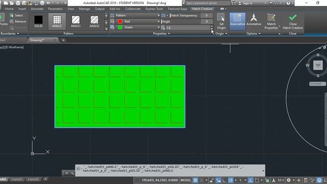 11- AutoCAD Tutorial For Beginners- Hatch, Gradient, Boundary смотреть онлайн