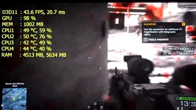 Battlefield 4 - GTX 560 Ti - i5 6500 - 8GB - 1080p Test смотреть онлайн