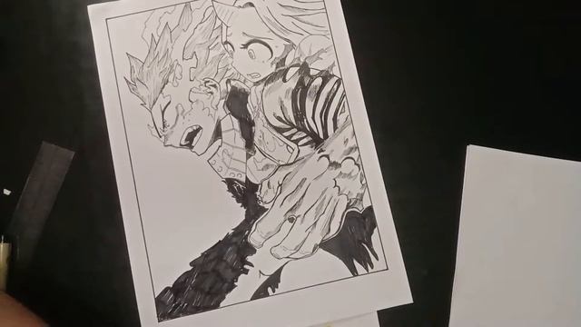 Drawing Midoriya Izuku "Deku" 100% Full Cowl and Eri (Manga) - My Hero Academia смотреть онлайн