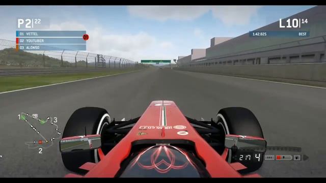 F1 2013 Career Mode - Ep 32 - Korean GP - LAST LAP TEAMMATE BATTLE! смотреть онлайн