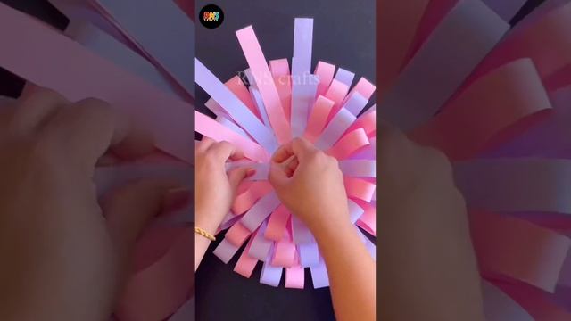 Quick and Easy Paper Wall Hanging Craft / #shorts #wallhanging #diy смотреть онлайн