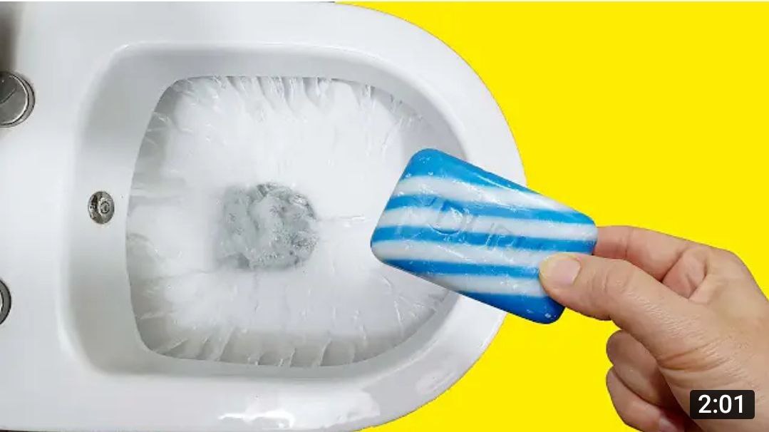 Вот почему нельзя выбрасывать старое мыло!! Трюк с дезодорацией унитаза