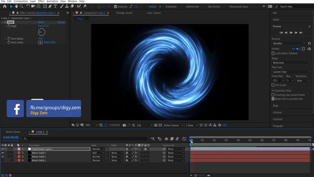 ПОРТАЛ в After Effects смотреть онлайн