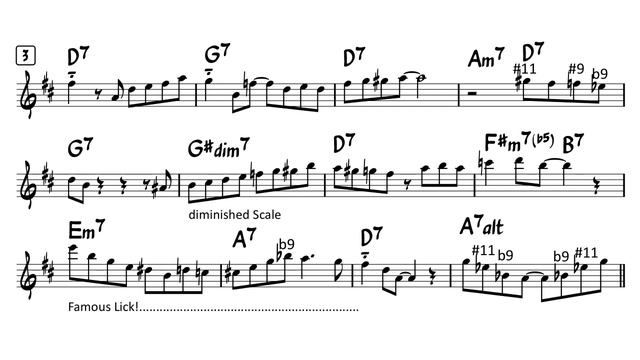 How to Improvise - C jam Blues - Tutorial for Tenor Sax -13 (#11th altered tension) смотреть онлайн