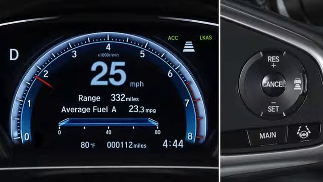 2016 Honda Civic – Using Adaptive Cruise Control with Low Speed Follow смотреть онлайн