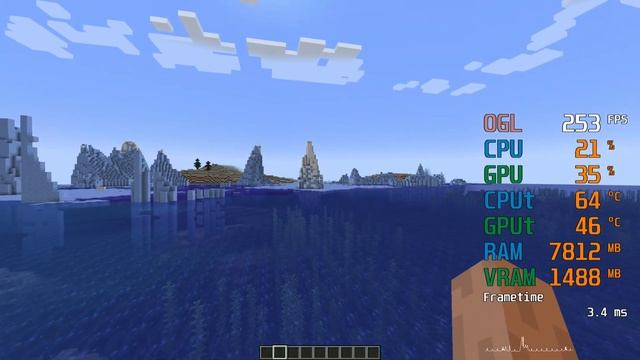GeForce GTX 1660 ti -- Intel Core i5-12400F -- Minecraft FPS Test i5-12400 смотреть онлайн