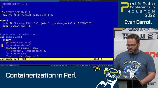 Containerization in Perl - Evan Carroll смотреть онлайн