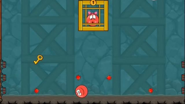 СЪЕЛИ БОССА! НОВЫЙ КРАСНЫЙ ШАРИК 4 - ПОДЗЕМНЫЕ ХОДЫ мультик игра RED BALL 4 - Volume 5 смотреть онлайн