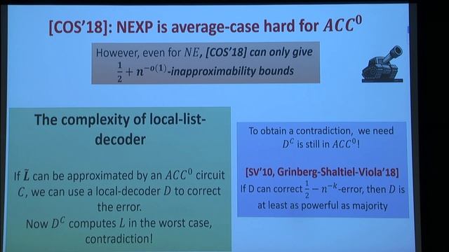 Strong Average-Case Circuit Lower Bounds from Non-trivial Derandomization - Lijie Chen смотреть онлайн