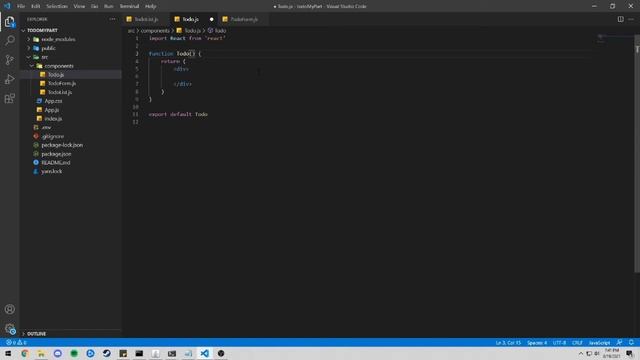 React JS - How to Make a Todo List смотреть онлайн