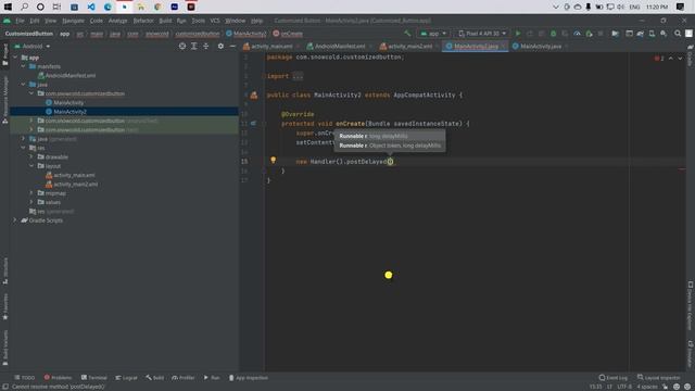 How to Create a Splash Screen in Android Studio | Make Splash Screen in Android | Android Studio Tu смотреть онлайн