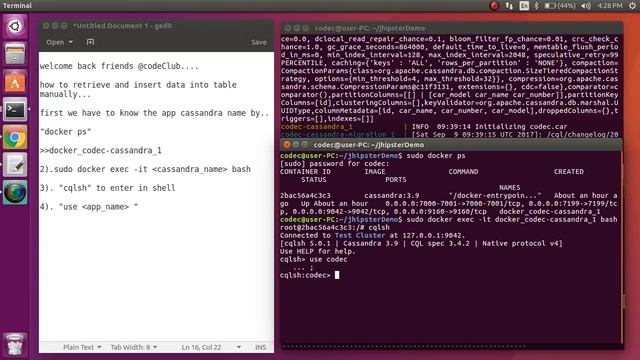 Jhipster tutorial with cassandra | retrieve and insert data into table. смотреть онлайн
