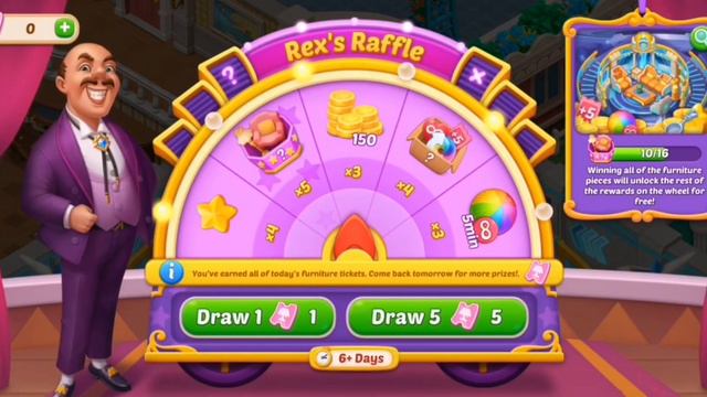 Matchington Mansion | Completed 'Future Designs 🤖' furniture set from Rex's Raffle Event смотреть онлайн