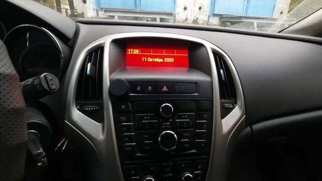 Штатный автозапуск в Opel Astra j. смотреть онлайн