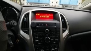 Штатный автозапуск в Opel Astra j.