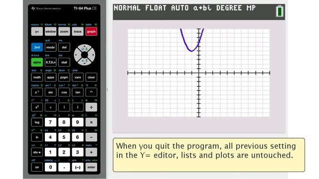 Quadratic Equations Exact Solutions Graphing on TI-84 Plus and CE смотреть онлайн