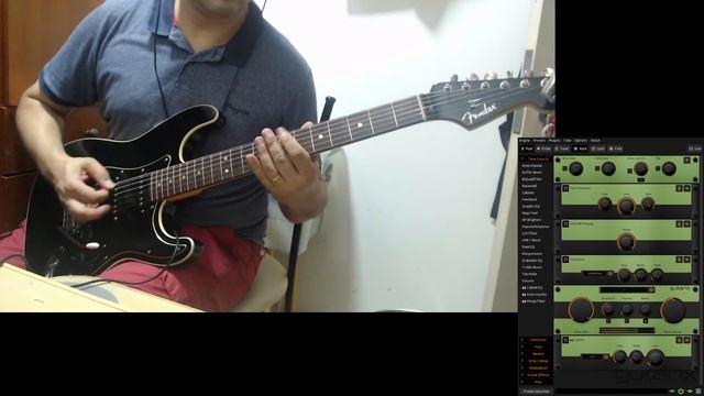 Cheap rails humbucker and tremolo stabilizer from AliExpress; Guitarix JCM800; Fender Aerodyne Stra смотреть онлайн