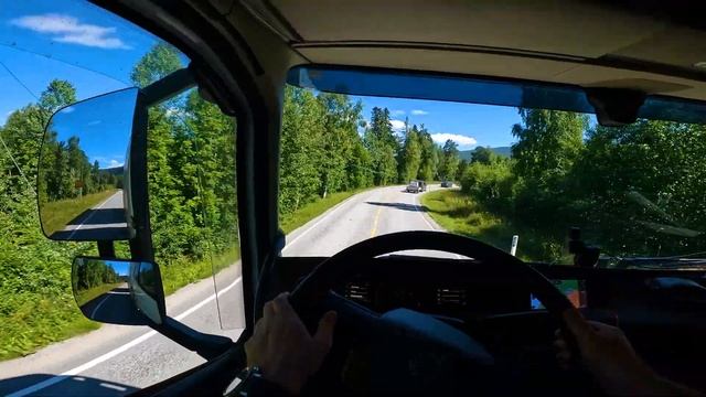 POV Truck Driving Norway 4K60  OPDAL - VEGGLI VOLVO FH540