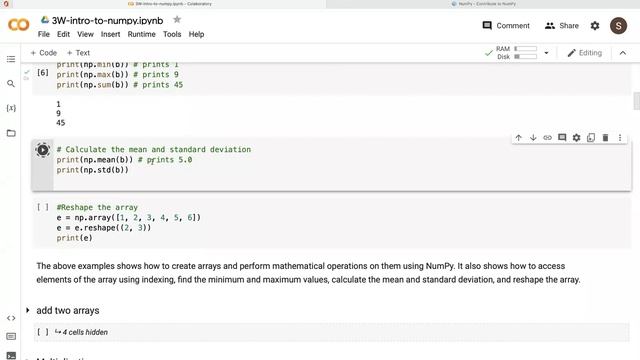 Basic Operations in Numpy смотреть онлайн