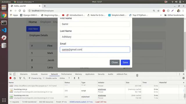 CRUD application in Django || Part -8.2 by dinesh kc|| Complete Django Tutorials in Nepali смотреть онлайн