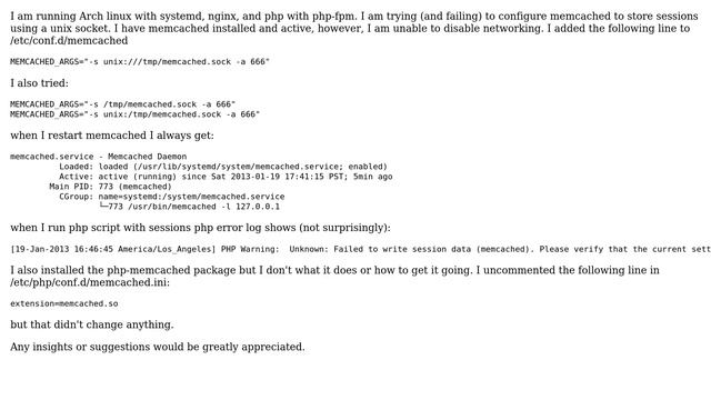 DevOps & SysAdmins: How to store php sessions using memcached and unix socket? смотреть онлайн