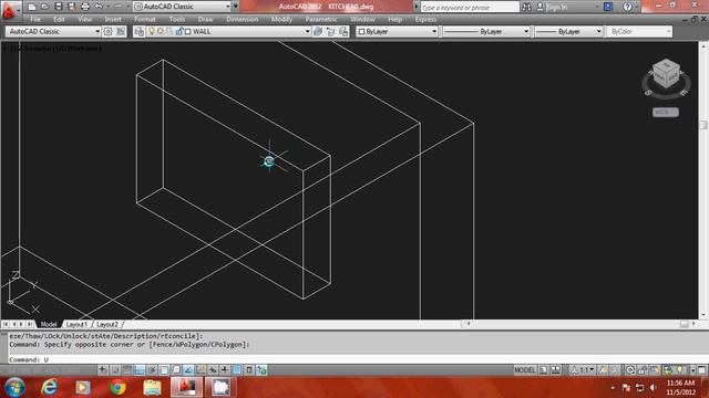 Modeling a Kitchen using AutoCAD - PART6 ( Creating Doors and Windows) смотреть онлайн