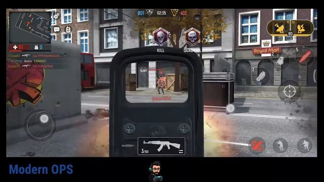 Modern Ops Online Shooter FPS - Gameplay Walkthrough Part 1 (iOS, Android) | Deathmatch Map-London смотреть онлайн