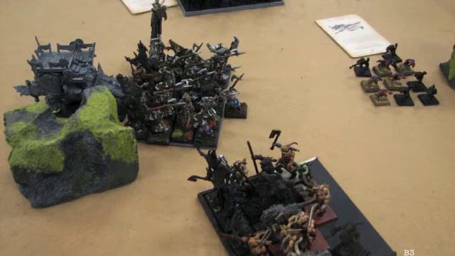 127 Beastmen vs Lizardmen June2011 warhammer fantasy battle report смотреть онлайн