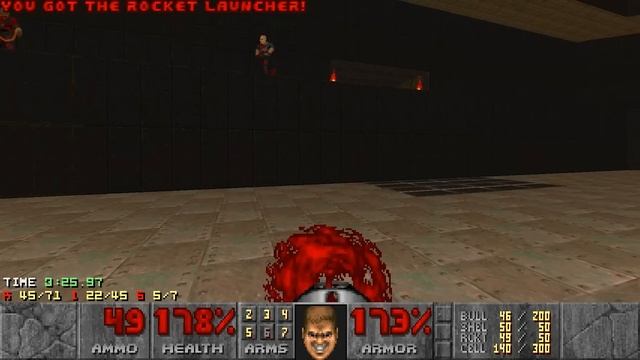 Doom II - MAP20: Gotcha! (Nightmare! 100% Secrets + Items) смотреть онлайн